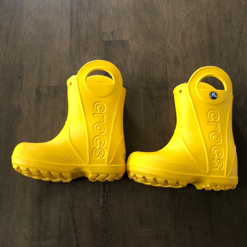 Kids Crocs Rain Boots - worn <5 times